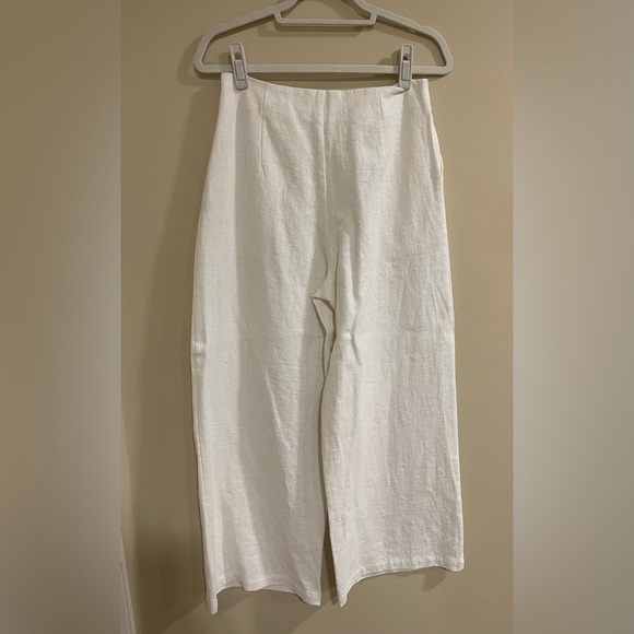 Blue B white wide leg pants - Picture 3 of 7